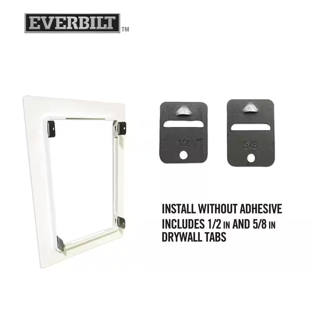 Access Panel Door Wall Ceiling 6x9 Inch Plastic Removable Paintable White Frame