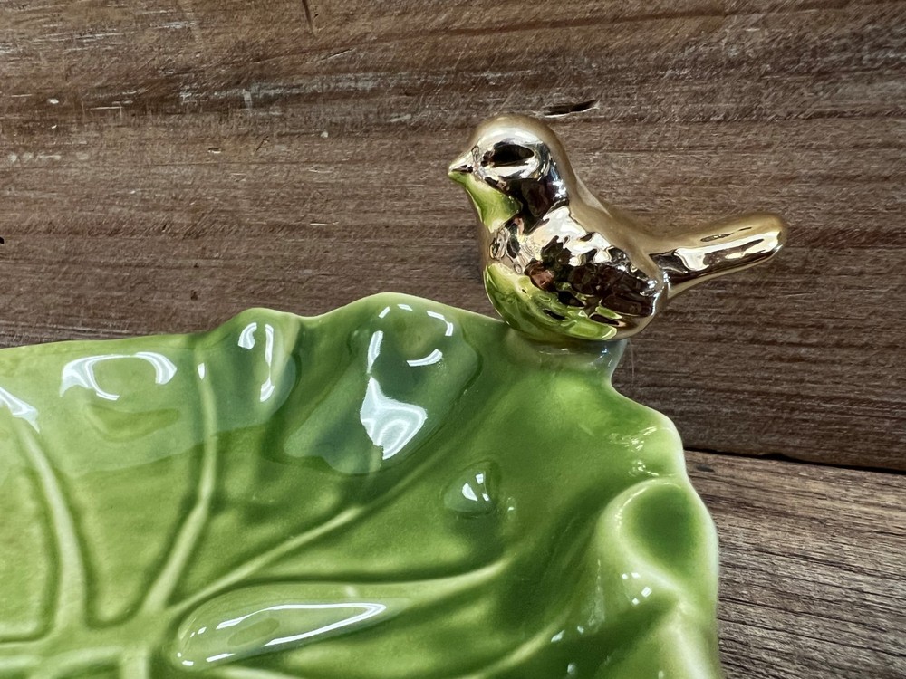 Leaf Ceramic Tray 9.5" x 2.5"
