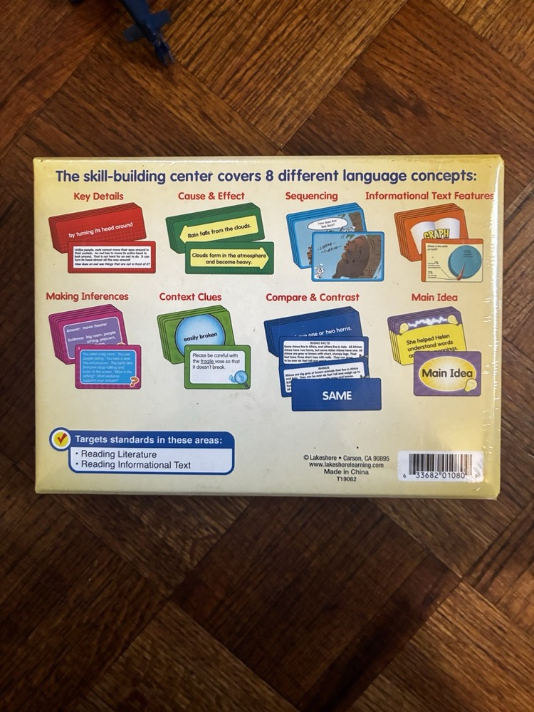 Lakeshore Match & Sort Language Quickies with Reading Comprehension and Phonics