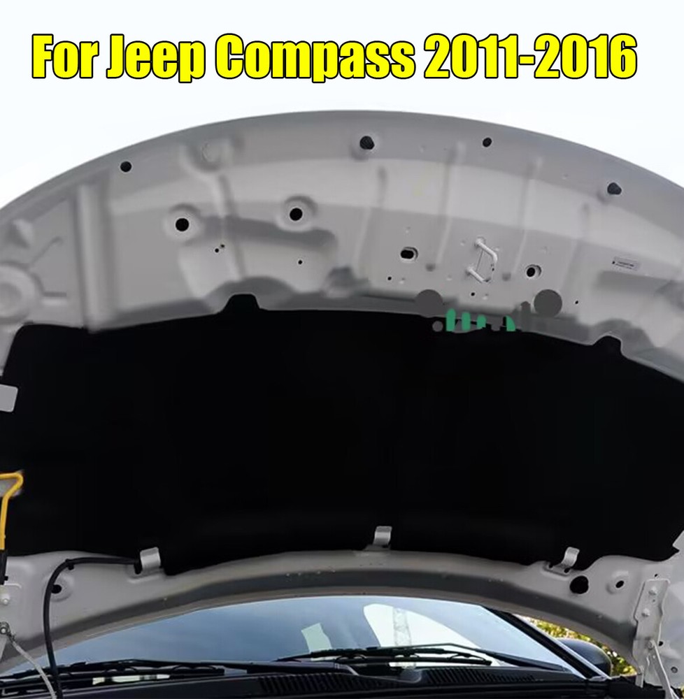 For Jeep Compass 2011-2016 Car Hood Engine Sound Insulation Pad Heat Shield