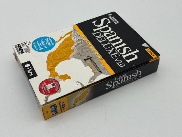 Spanish Deluxe v2.0 Instant Immersion 8 Discs, Complete New
