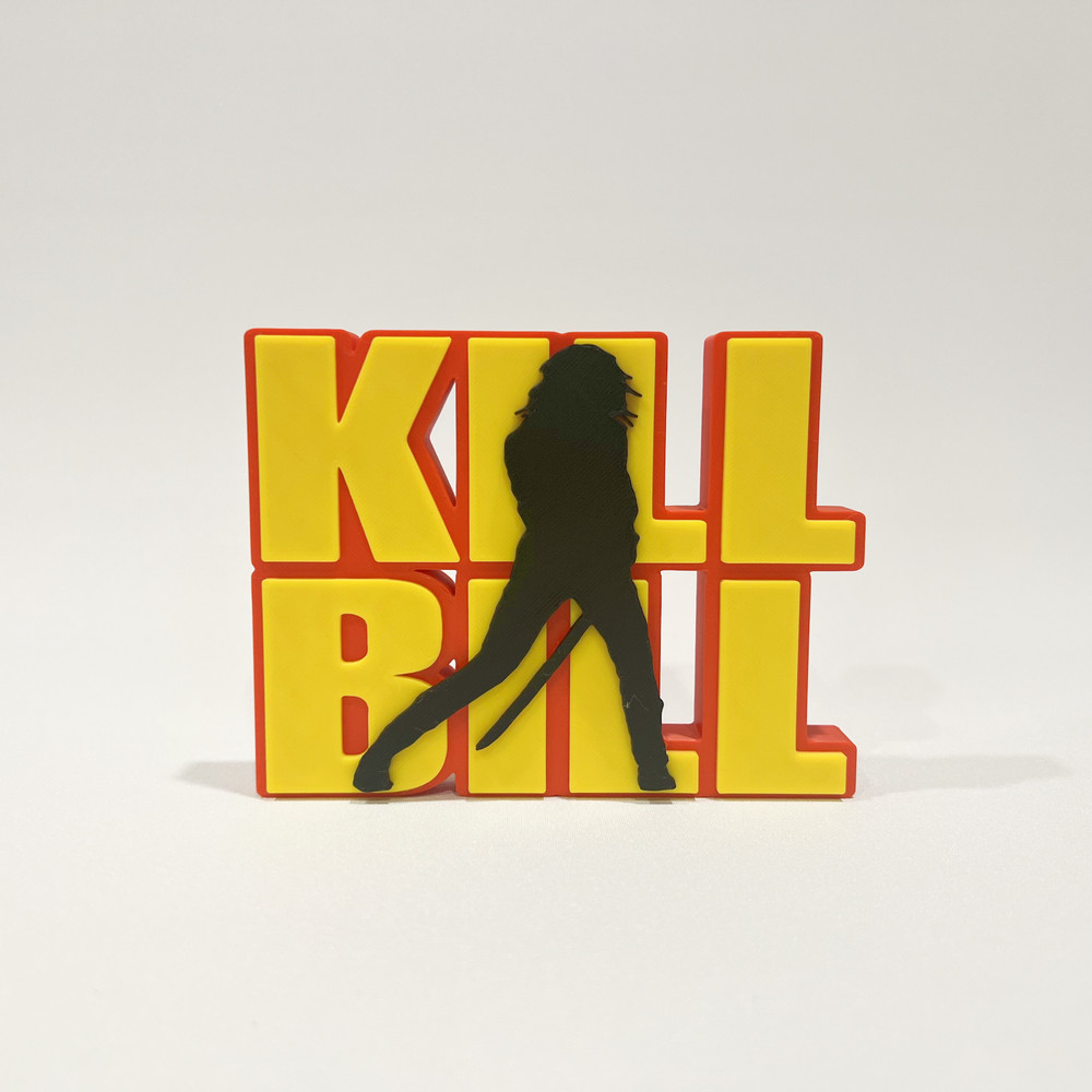 KILL BILL 3D Logo  Display Self Standing