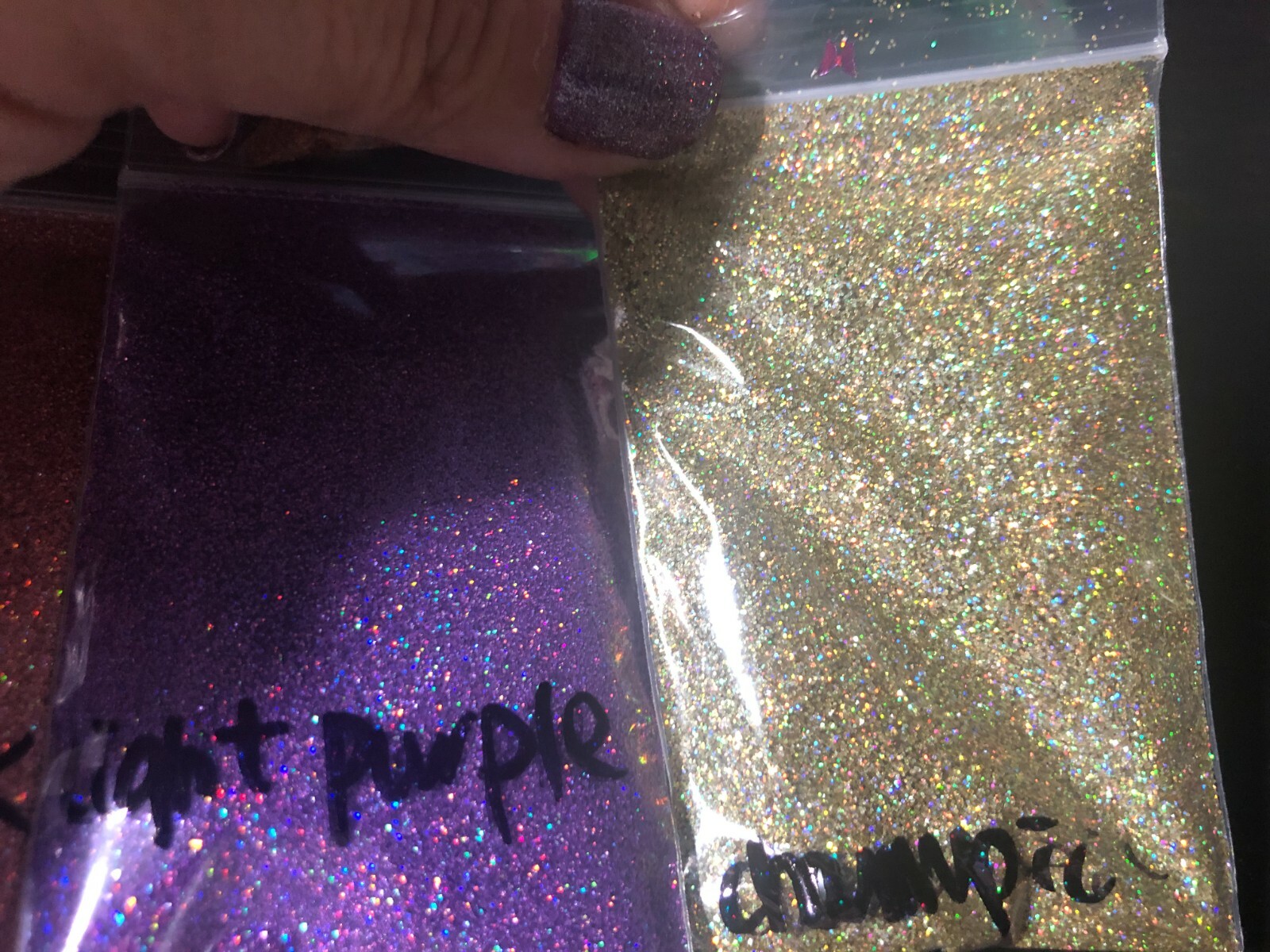 0.2MM Holographic Hexagon fine glitter You Choose Color Nail Art USA