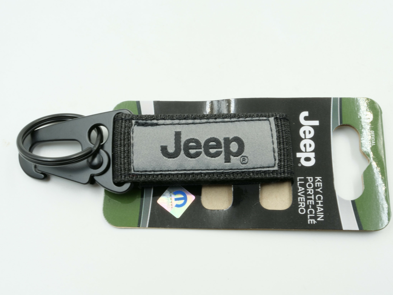 Jeep Licensed Canvas Strap Key Chain Keychain Keyring