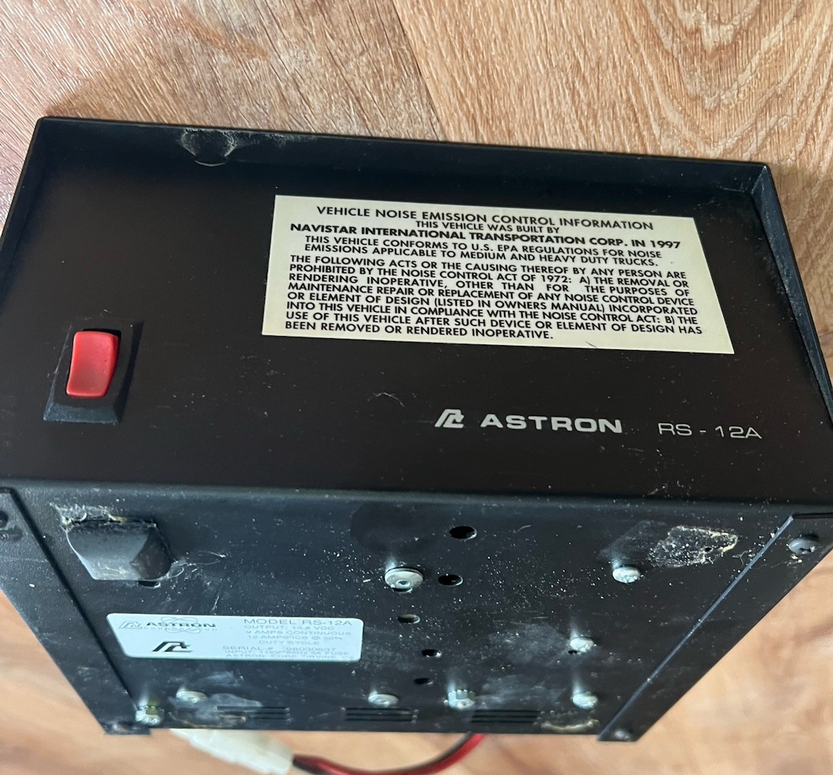 Used Astron RS-12A Power Supply Transformer 13.8 Volt IV17443
