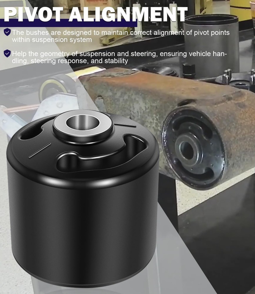 Quick Align Pivot Bolt Bushing Kit Replacement for Hendrickson S-24691 & S-21166