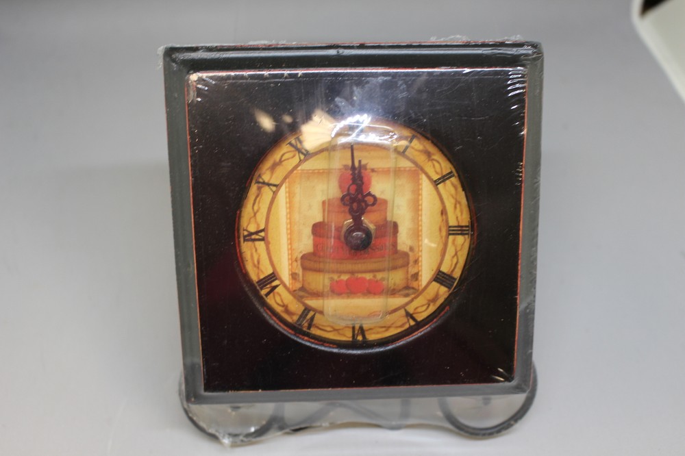 Crazy Mountain Table Clock with Stand - 6" x 5" - New