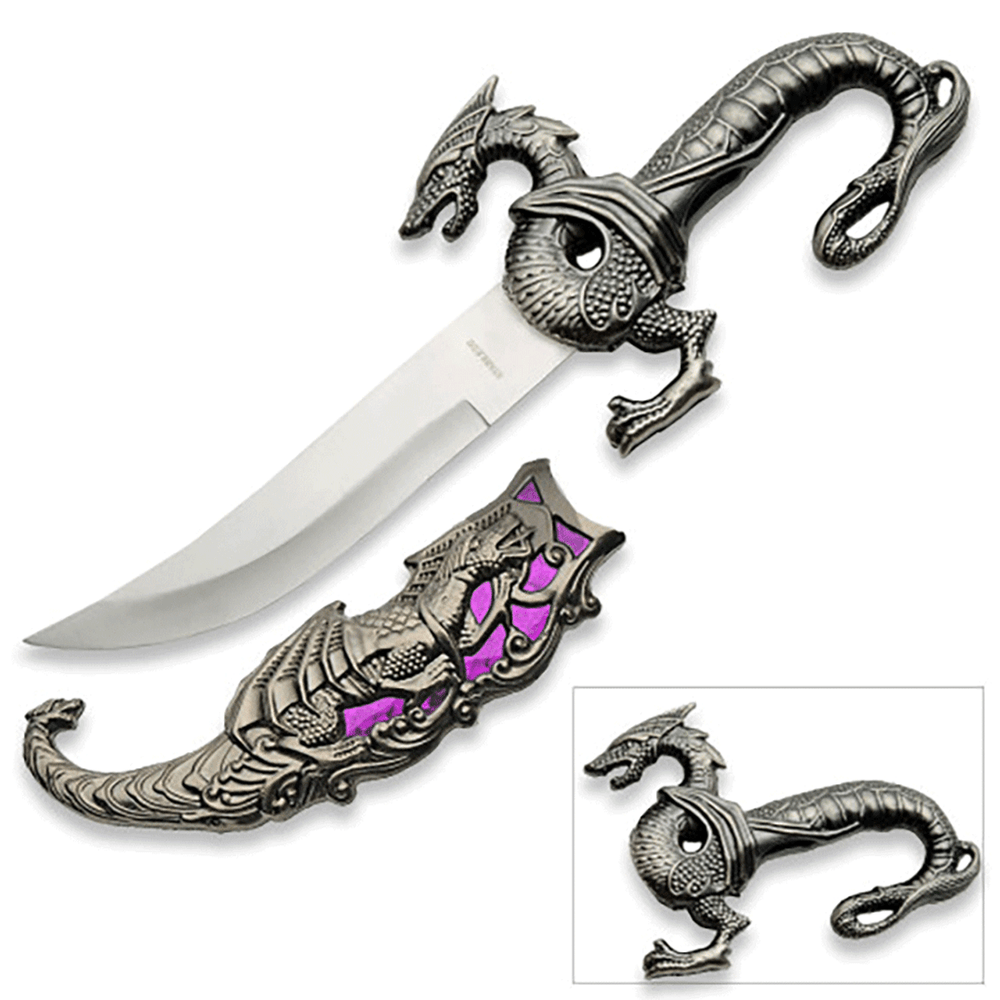 Purple Dragon Fantasy Dagger
