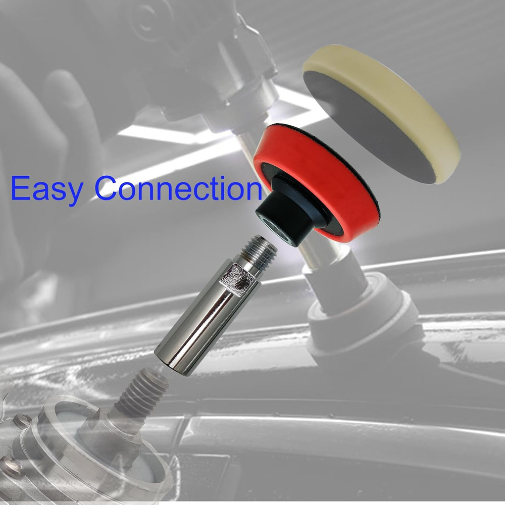 5/8"-11 Thread Angle Grinder Extension Shaft Buffer Backing Plate,3" 4" & 5.5" C