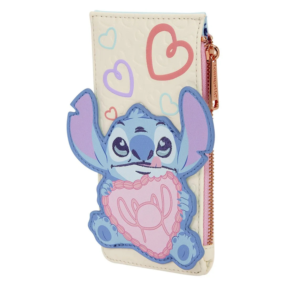 Loungefly Disney Stitch & Angel Be Mine Large Card Holder