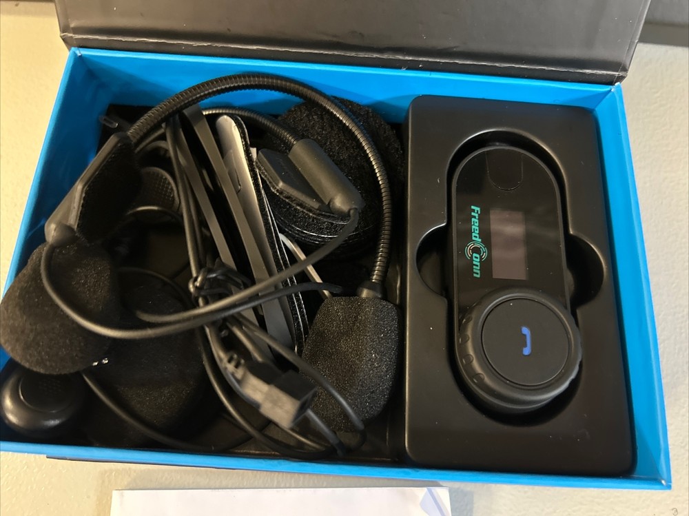 Freed Conn Motorcycle Helmet Bluetooth Intercom Lot T-COM VB SC ~UNTESTED~