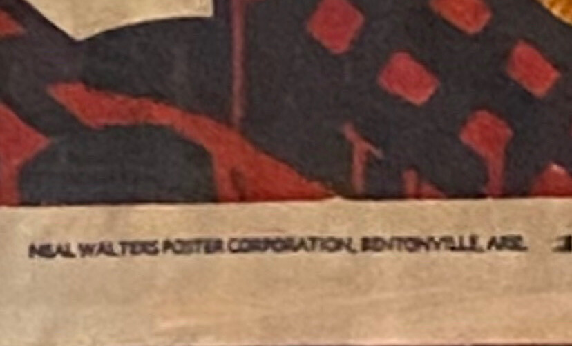 BIRNAM BROS 3 Ring Circus-4 Clown Poster 42”x28” Super Rare Vintage Poster