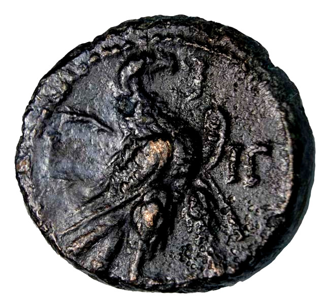 Gallienus Ancient Roman Tetradrachm, Alexandria L-IΓ. Genuine Coin Certified COA