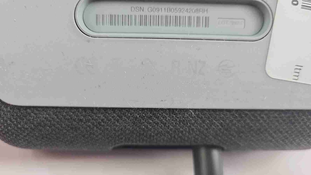 Amazon Echo H23K37 Smart Speaker Tested Working + Power Cord Bundle