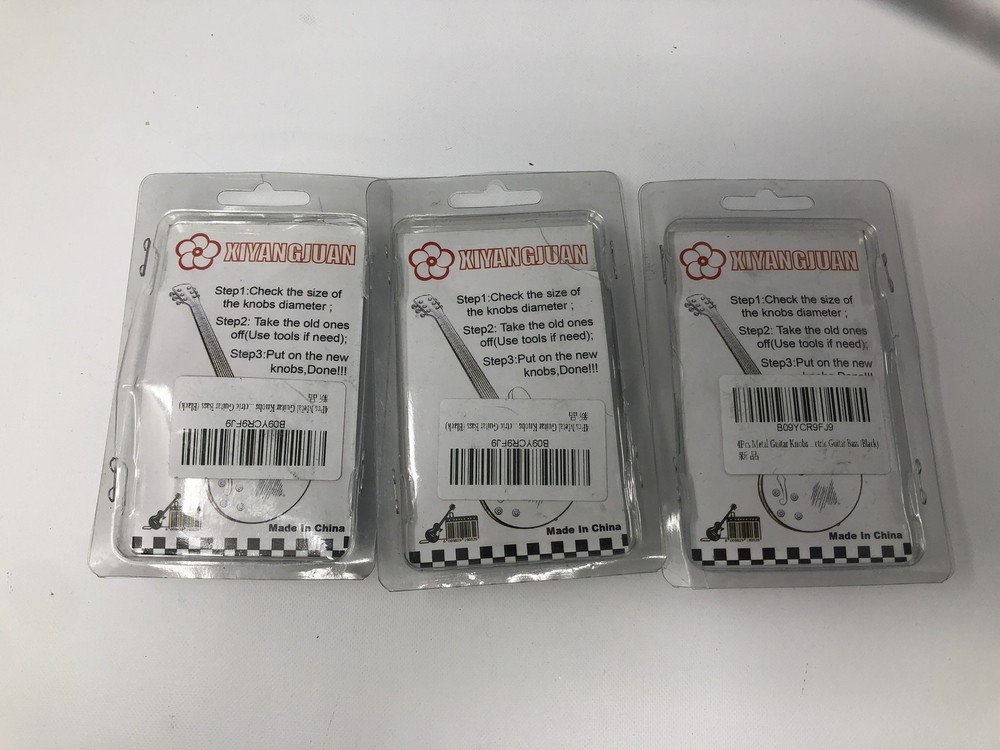 Xiyangjuan Electric Guitar Knobs Replacement Set 3 Pcs