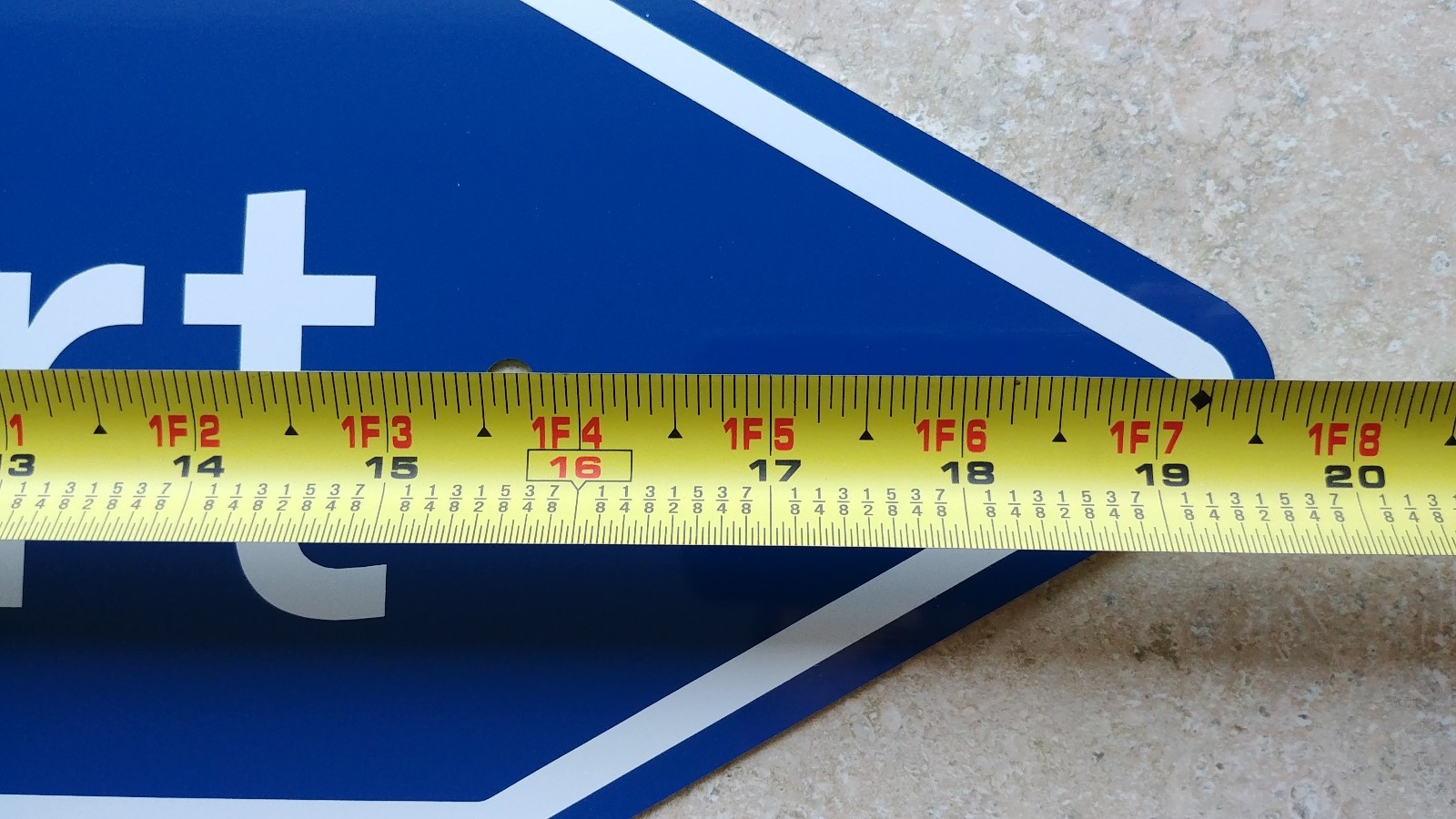 AUSFAHRT SIGN - German Autobahn Exit Marker - Aluminum - / FREE SHIPPING !