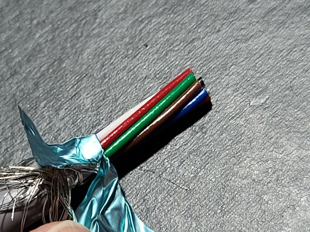 Alpha Wire 6345 22/9C Multi-Shielded Control/Communication Cable Gray /10ft