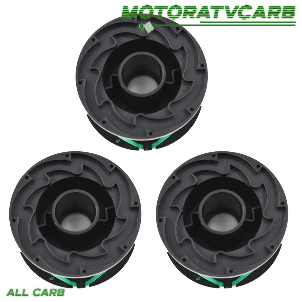 3pack SF-080 String Trimmer Spool Line Replacement For Black & Decker GH3000