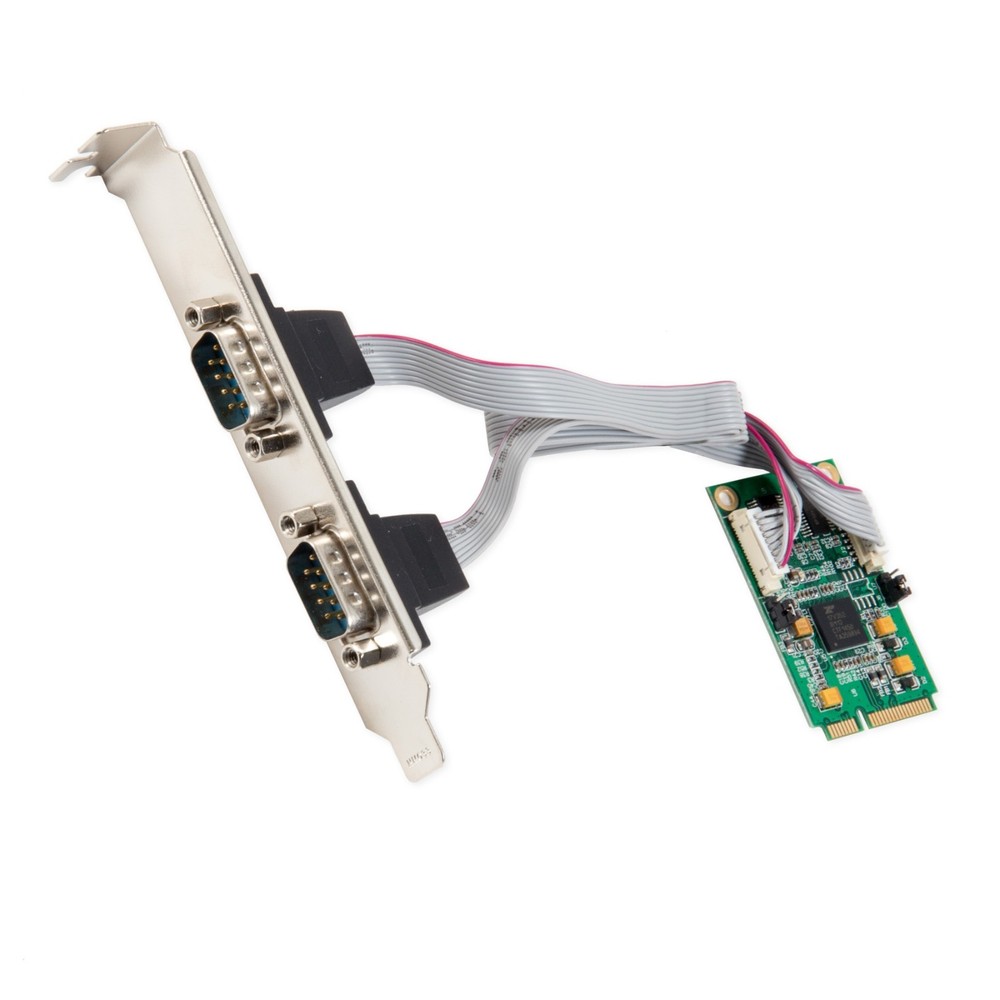 Open Box -2 Port Serial Mini PCI-e Controller Card - SI-MPE15046