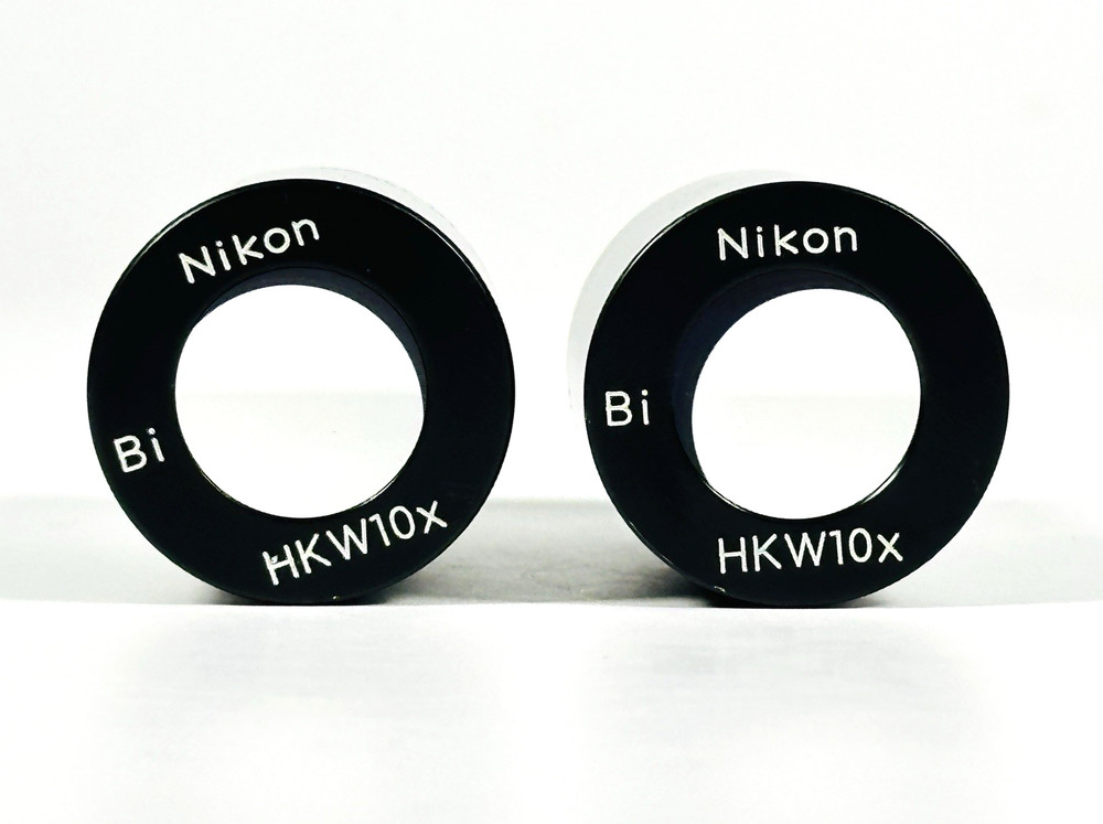 Nikon HKW 10x Bi Microscope Eyepieces with Pointer - Pair