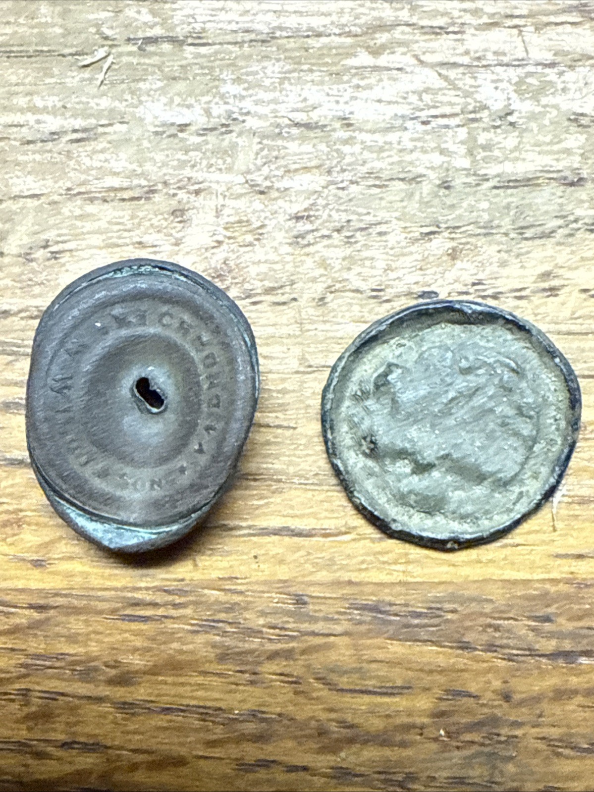 Civil War Confederate Very Rare Local Virginia Militia Officer Button Wildt