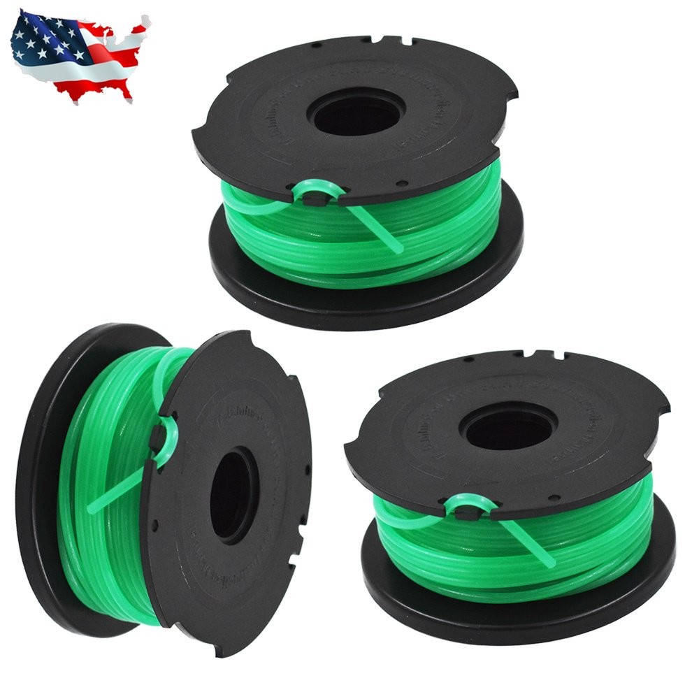 3 Pack For Black & Decker Replacement SF-080 Auto Feed String Trimmer Spool Line