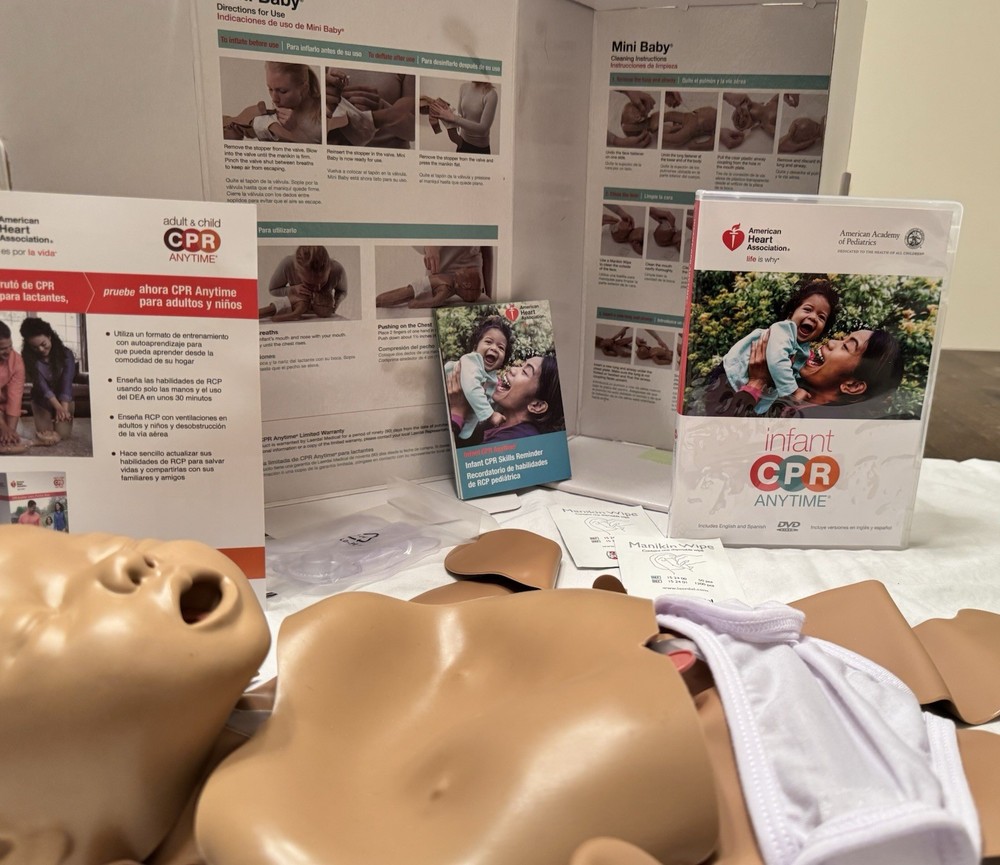Infant CPR ANYTIME Learn Practice Share by New in Open package
