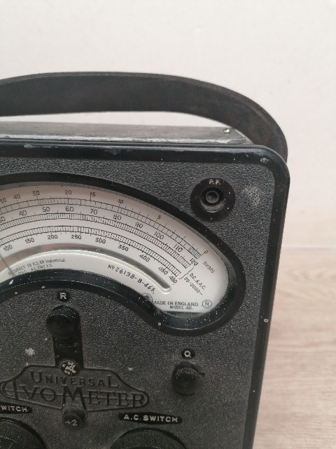 Vintage Avometer Model 40 Universal - Black - Unit Only * Untested *