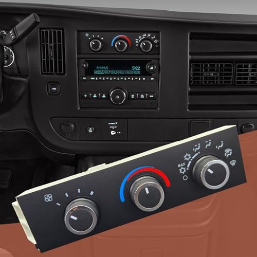 Front A/C Heater Climate Control Module Panel Switch Compatible with 1996-2020