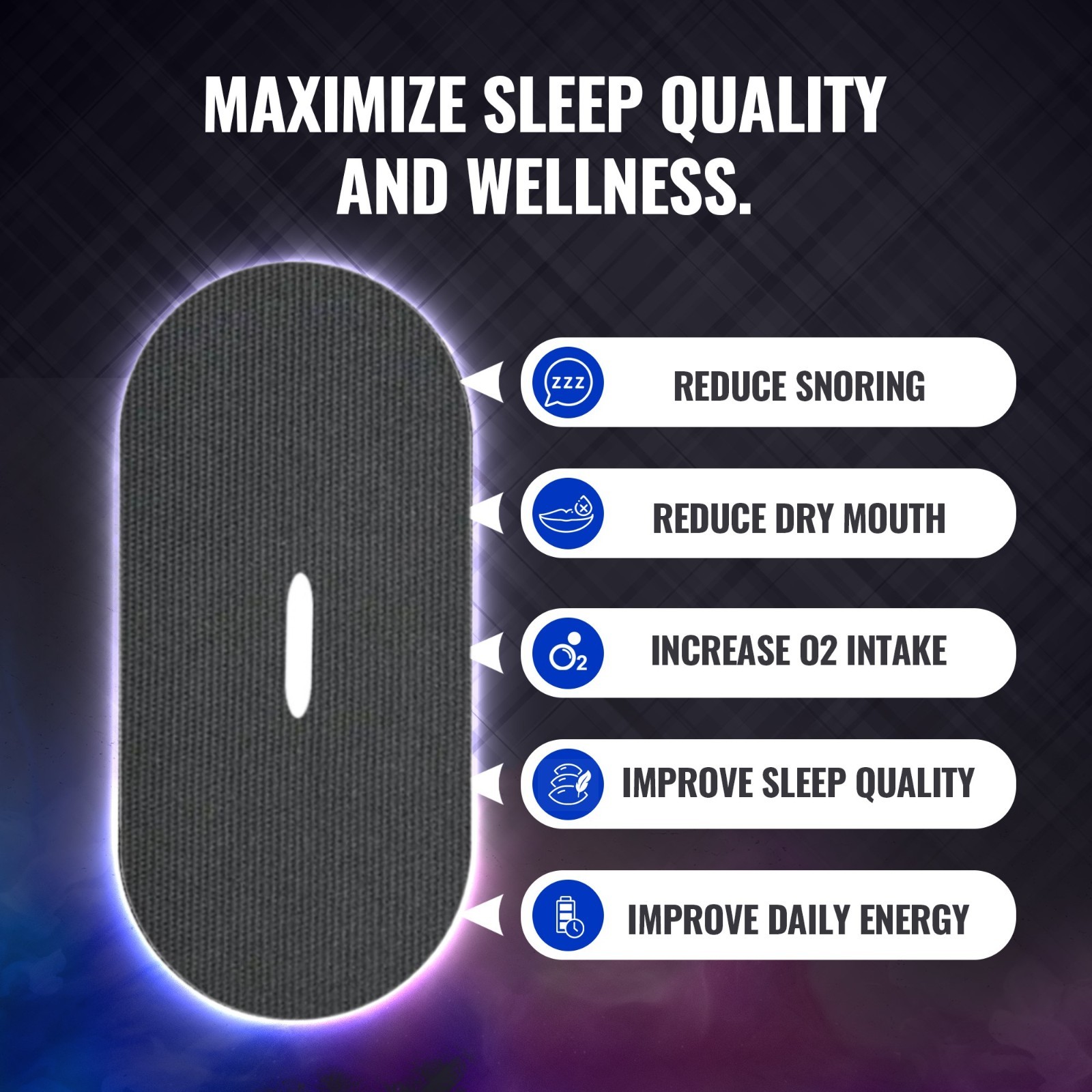 REM Tape™ (Hydration - 30 Strips) - Premium Strip Tape For Sleeping & Snoring