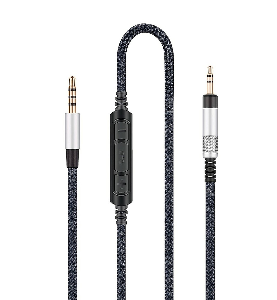Audio Replacement Cable w Remote Volume Control, Samsung Galaxy, Huawei Android