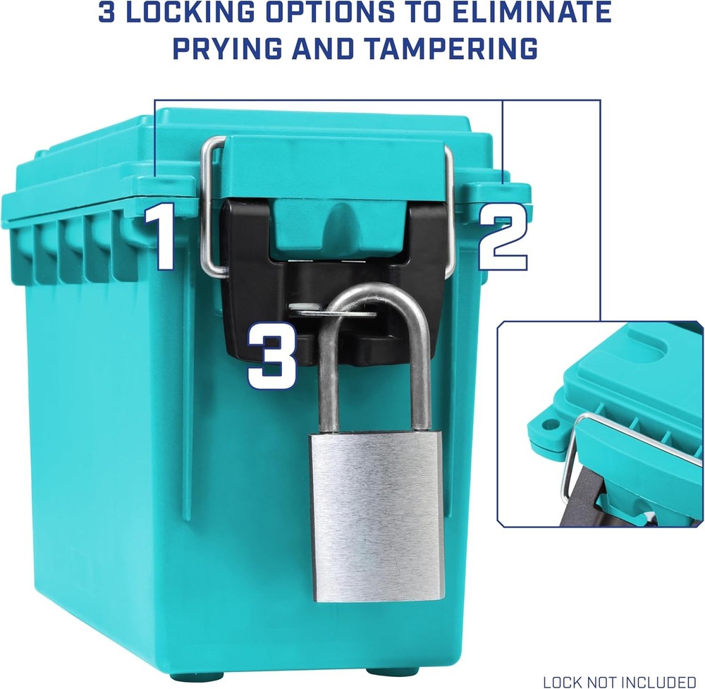 Sheffield Ammo Box Stackable .30 Cal Field Boxes Waterproof Dustproof Storage