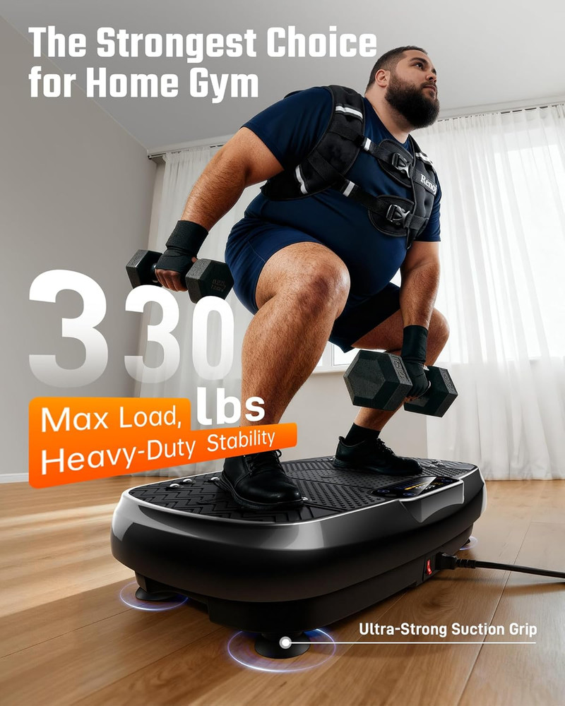 Vibration Plate Exercise Machine, Full Body Workout Vibrating Platform for Weigh