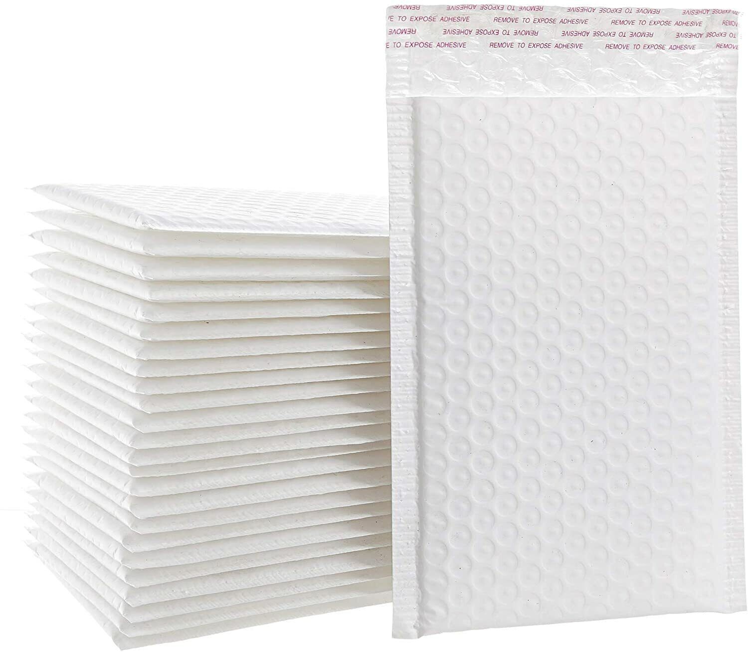 500 #000 4x8 Poly Bubble Padded Envelopes Mailers bags (4x8 Inner)