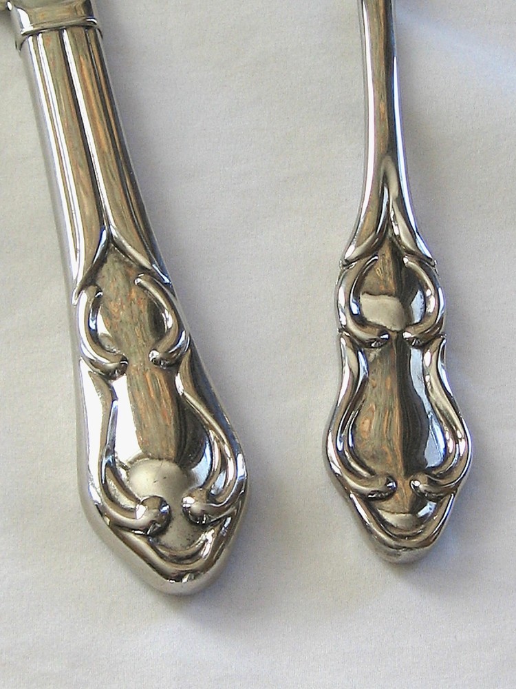 Silver Cake Serving Set