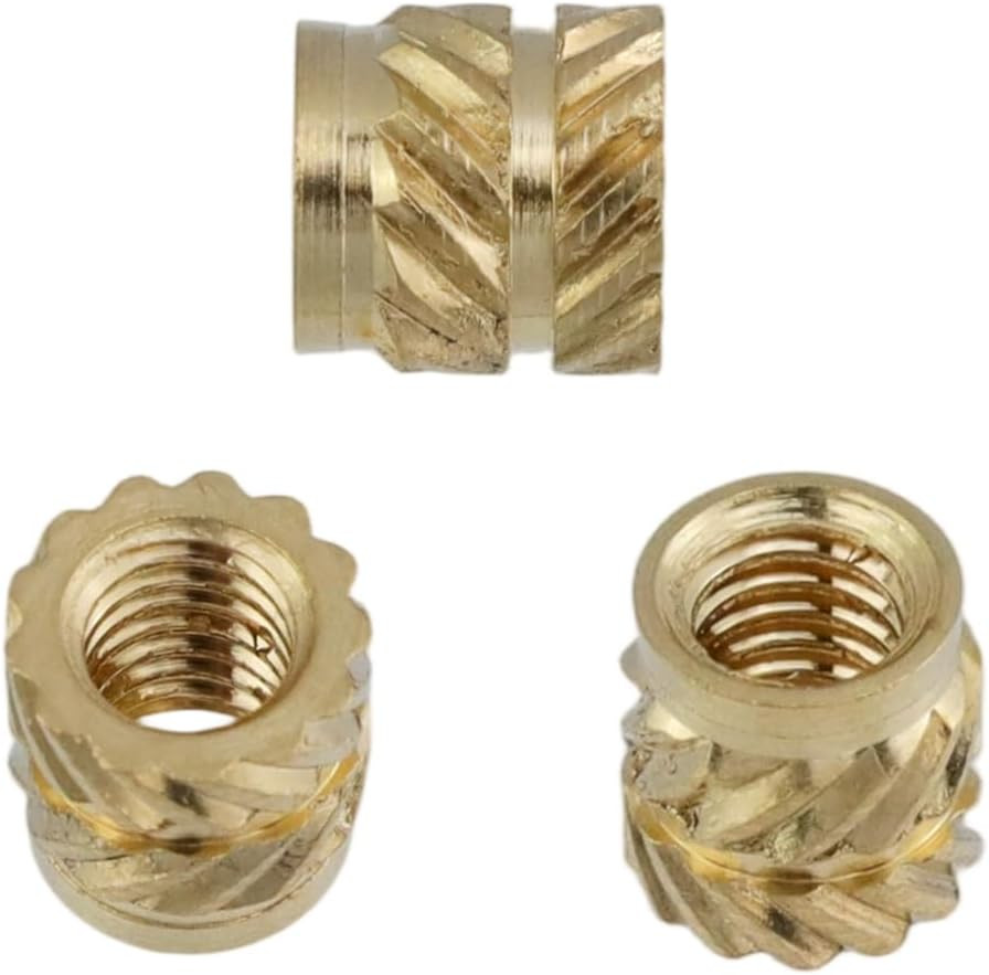 M4 Threaded Inserts, 100 Pcs Heat-Set Threadeds Insert Assortment Kit, Metric...