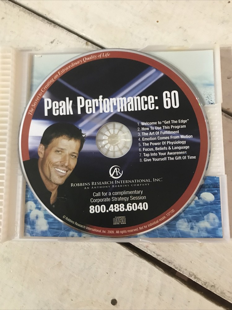Anthony Robbins peak performance: 60 CD.