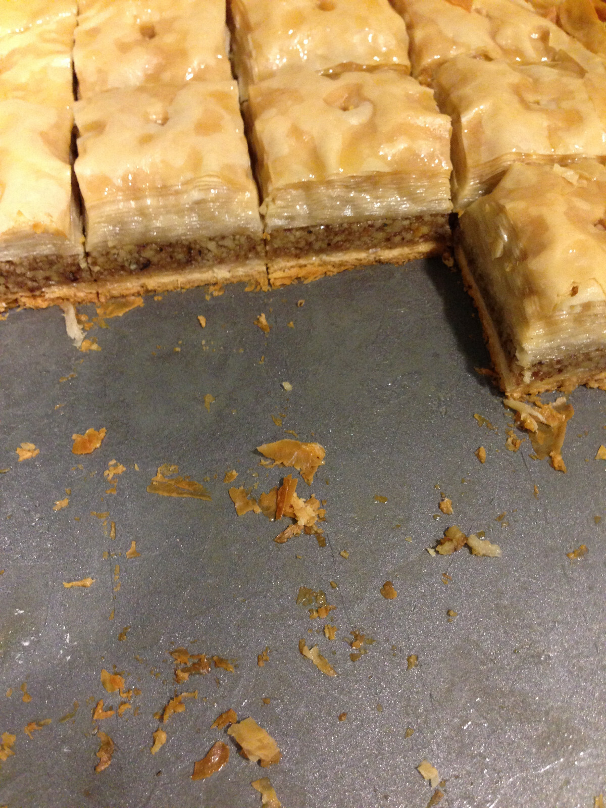 Organic Large Baklava with Walnut & Bee Honey! Unique Quality 5LB 24 big Pieces