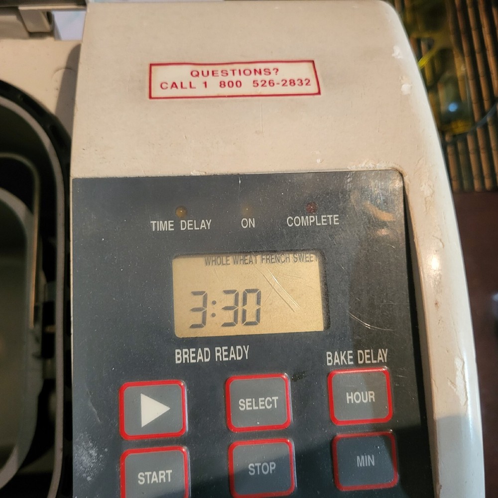 Tested 💥 Retro 💥 Sunbeam Oyster Model 4810 Automatic Bread Maker Machine