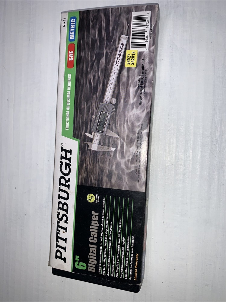 Pittsburgh 6” Digital Caliper   I