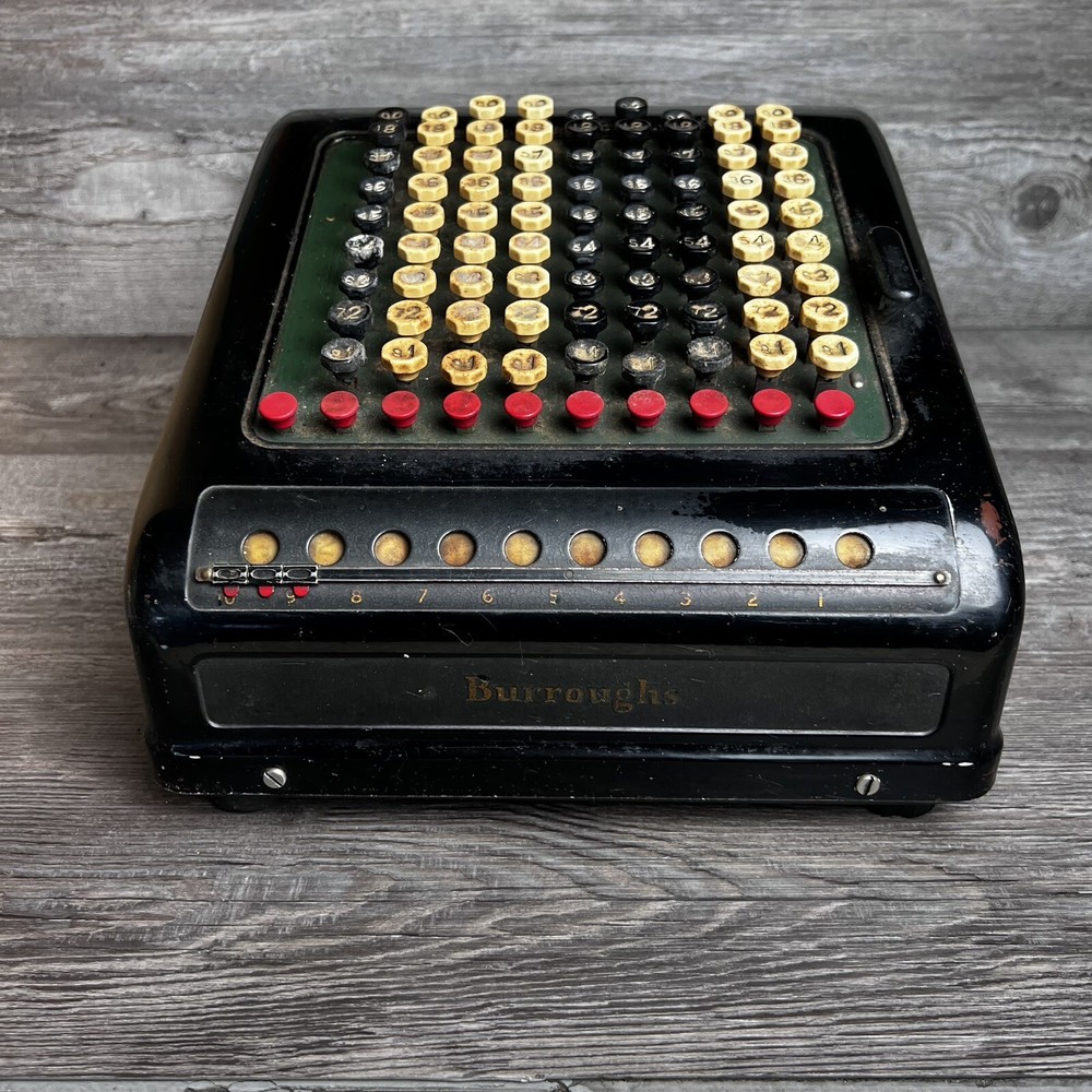 VTG Burroughs Calculator Electric Adding Machine A425904