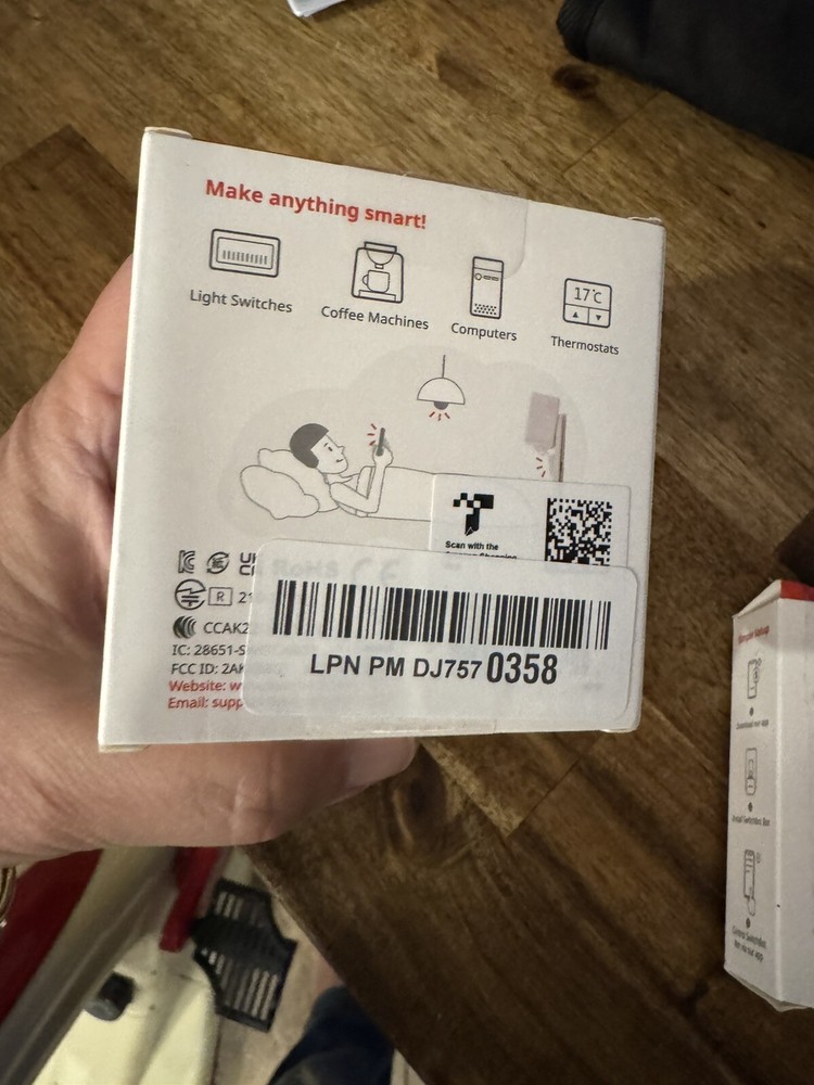 SwitchBot Bot Smart Switch Button Pusher, New in Box White