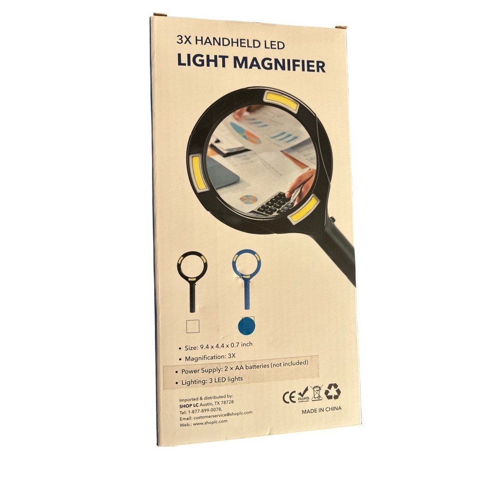 3X Handheld LED LIGHT MAGNIFIER