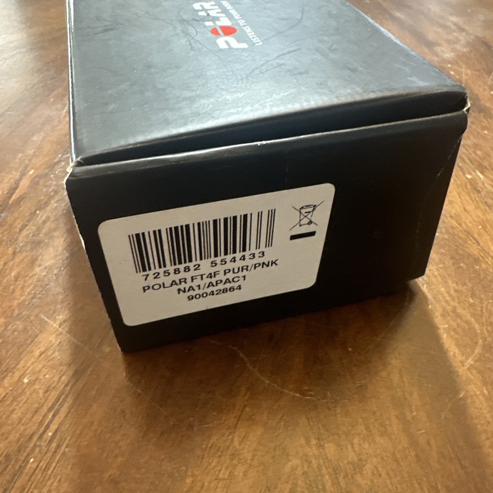 POLAR FT4F Training Computer FITNESS & Activity TRACKER Black