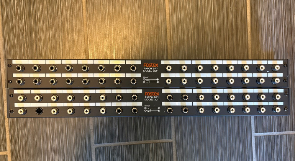Fostex MODEL 3011 PATCH BAY - 2 Patch Bays