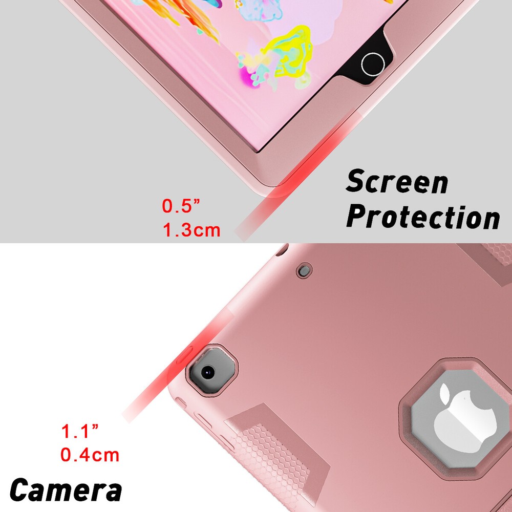 For iPad 5th 6th Generation Case Shockproof Heavy Duty Cover + Screen Protector