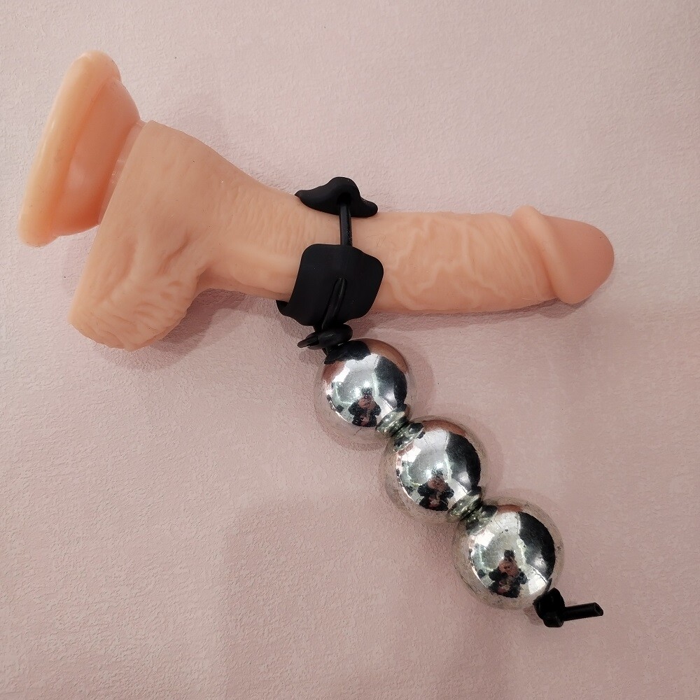 3 Size Penis Extender Enlarger Weight ALL Day Wearing Male Ball Stretcher Weight