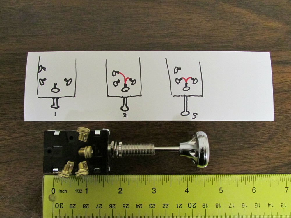 Panel Mount Push-Pull Button Switch Automobile Marine New