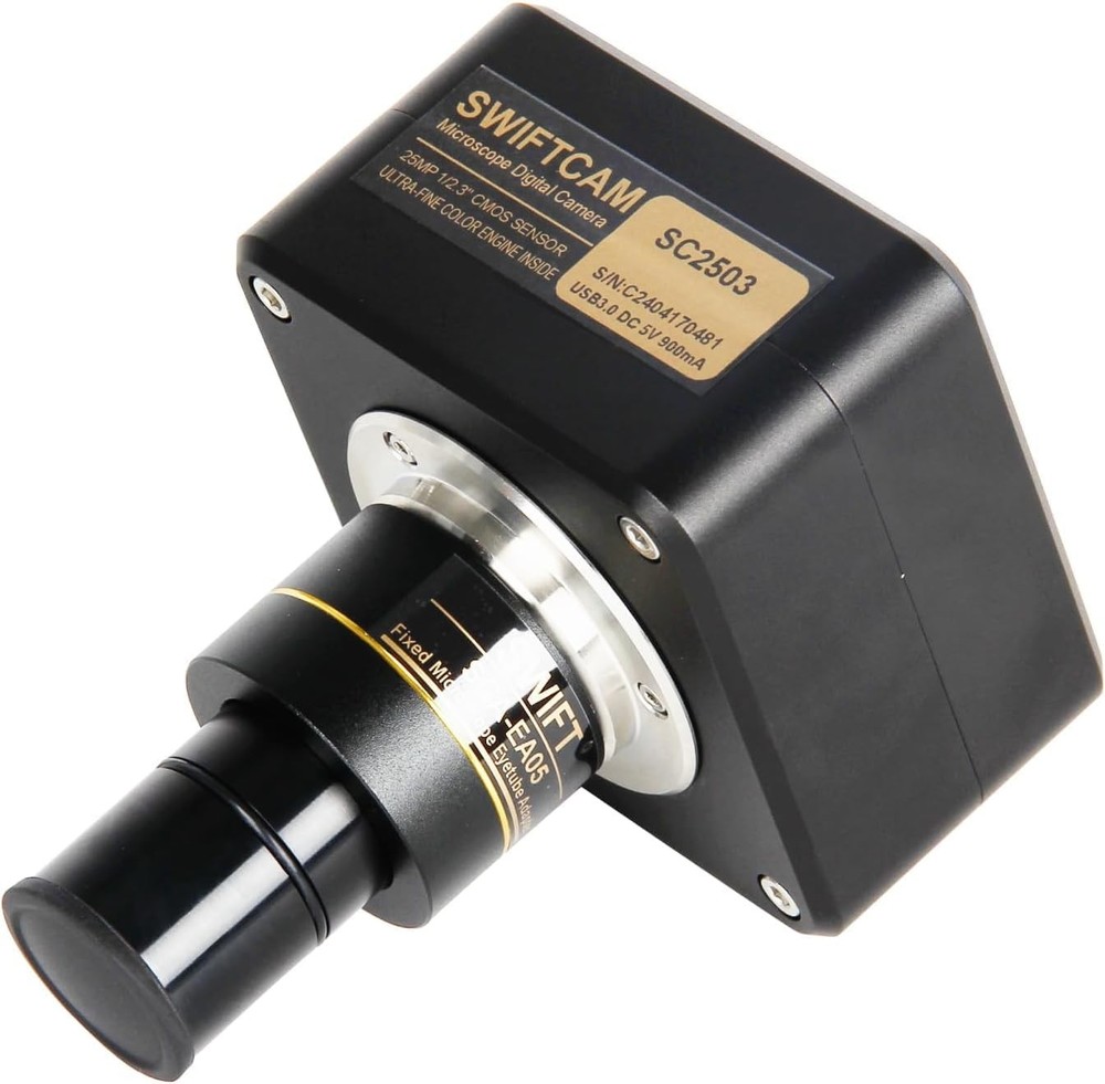 Swiftcam 25 Megapixel Camera for Microscopes, with 25 3.0 2