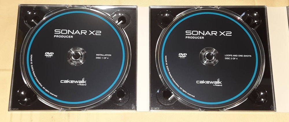 CAKEWALK SONAR X2 PRODUCER Recording Mixing Mastering Sofware DVD